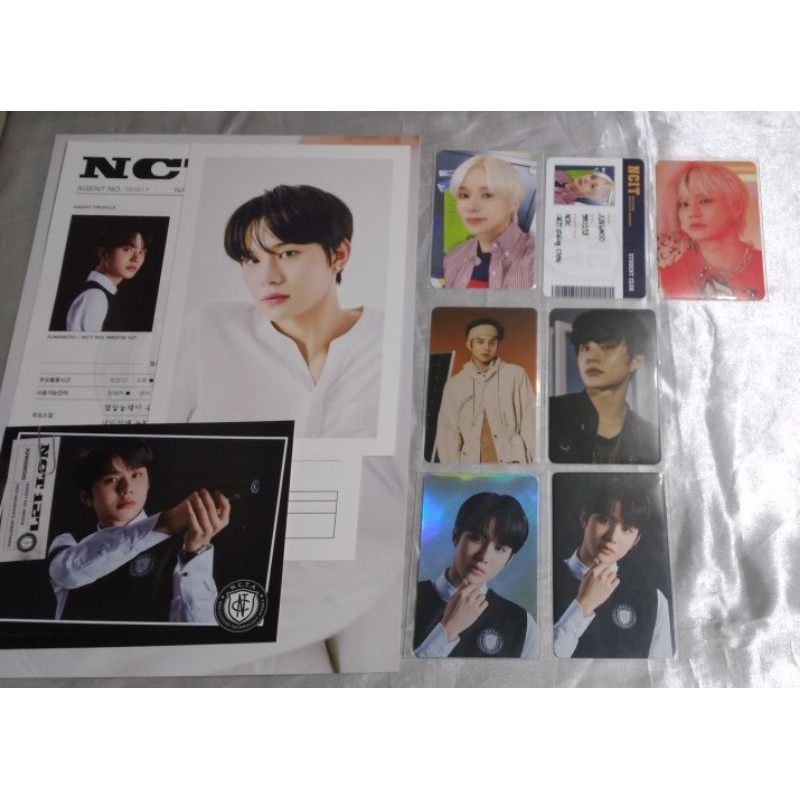 (Take All) Photocard PC Jungwoo NCT 127 NCIT Photopack Photoframe sticker day night ver MD Resonance