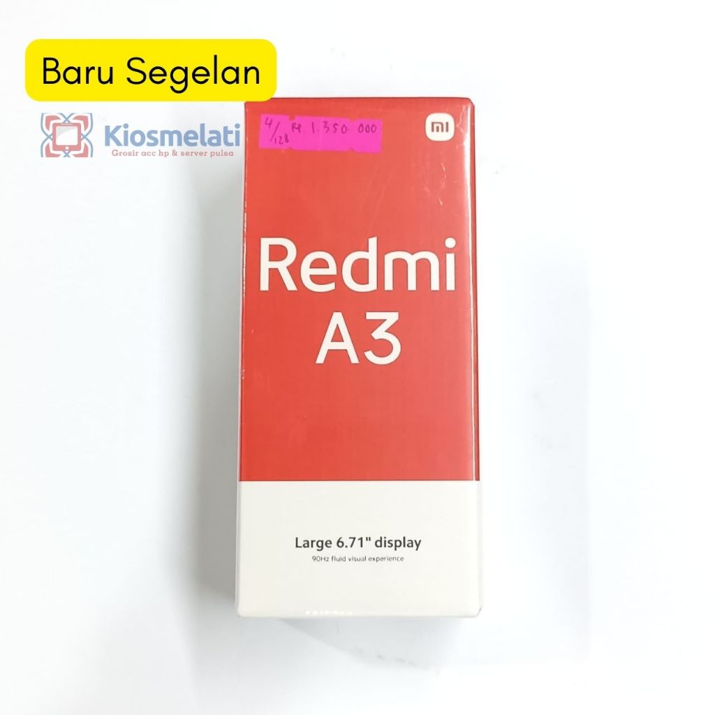 Xiaomi Redmi A3 Ram 4/128 Redmi 13C Ram 6/128gb Redmi Note 13 Ram 8 Rom 128 Garansi Resmi indonesia