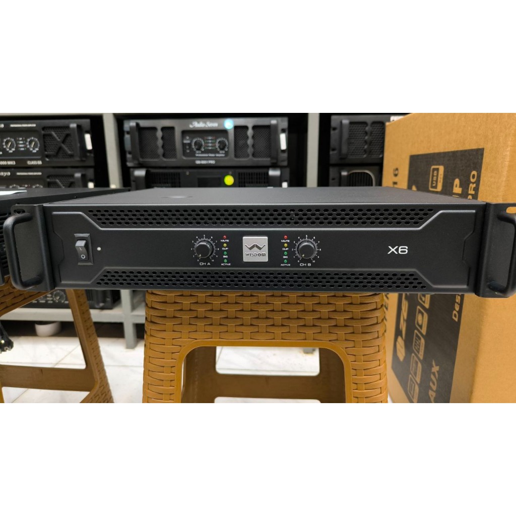 WISDOM X6 Power Amplifier X 6/ X-6