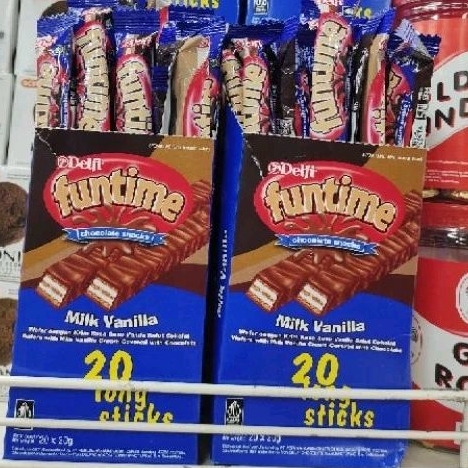 Delfi Funtime Long Wafer 20gr 1 box 20 Sticks