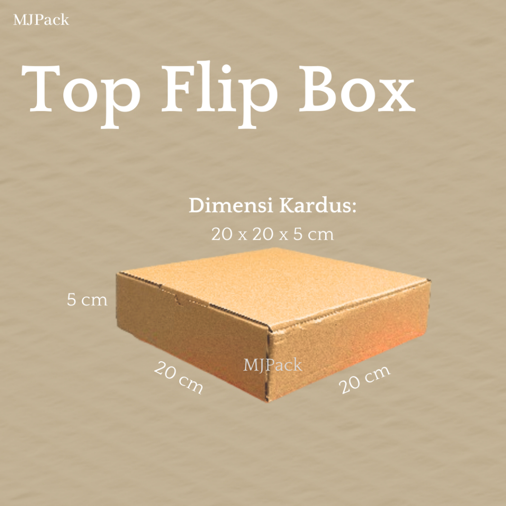 

KARDUS 20x20x5 cm || Box Karton Corrugated || Box Die Cut Eflute