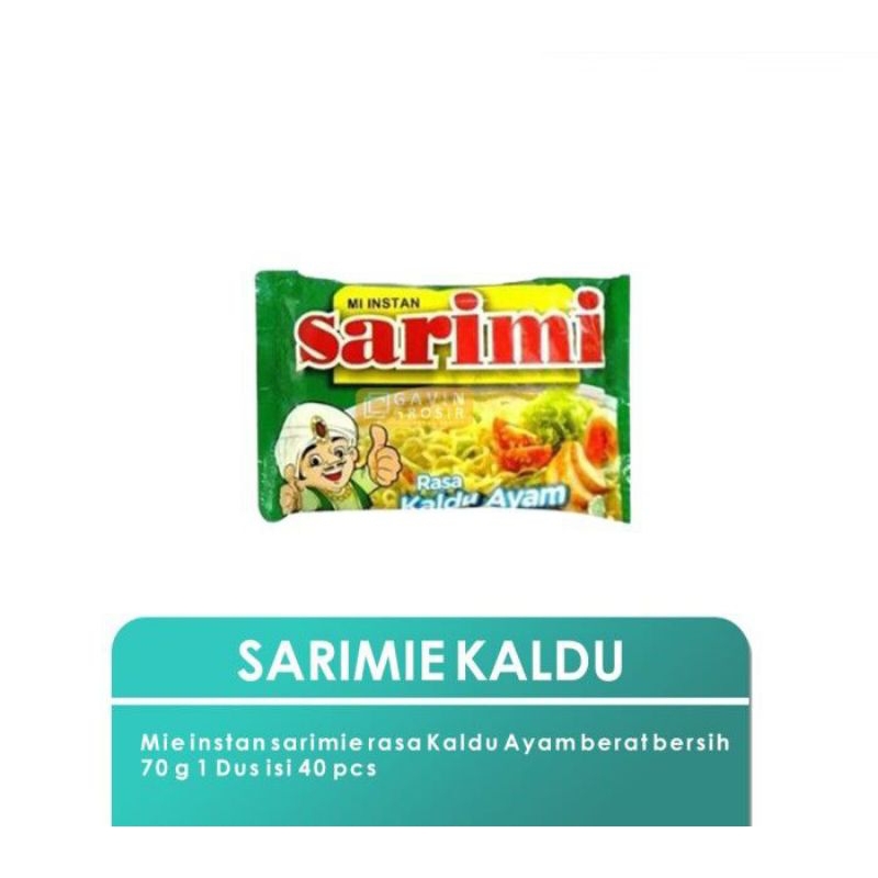 

Mie Sarimi Rasa Kaldu Ayam Berat 70 Gr Isi Per Dua 40 Pcs Termurah