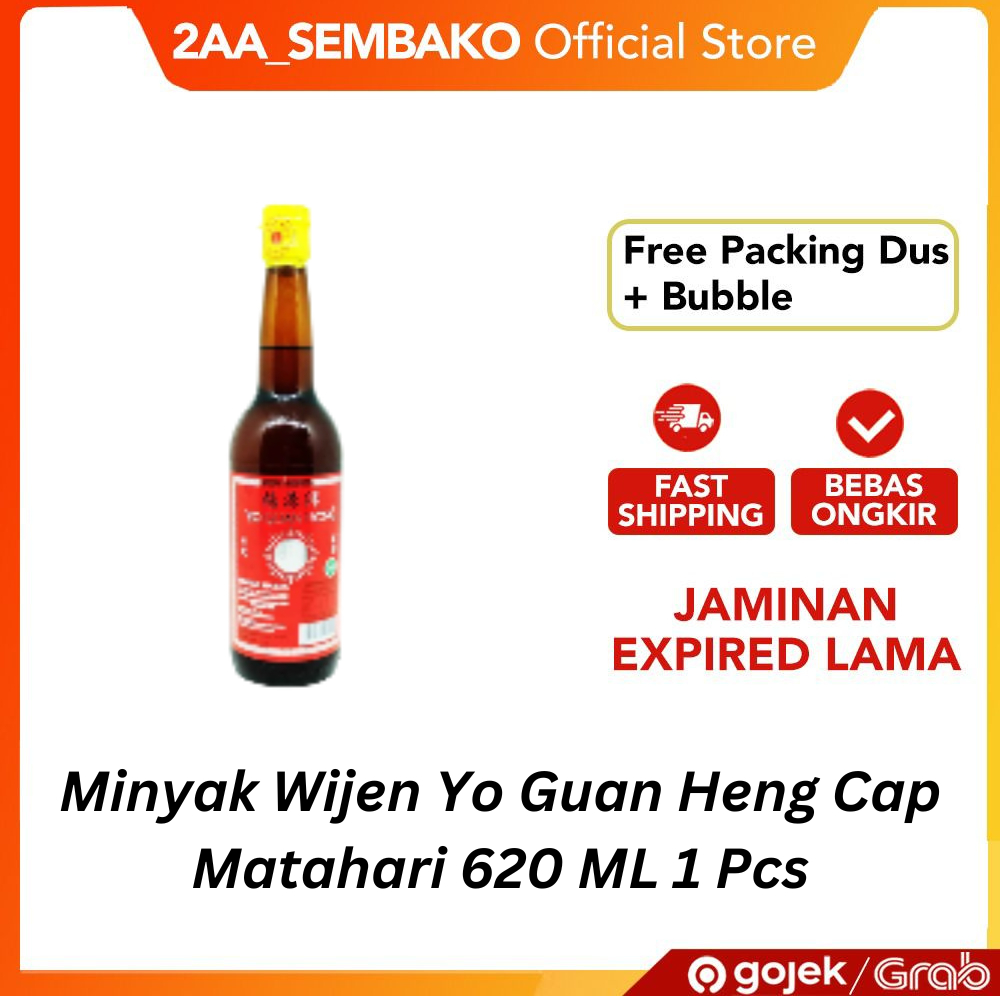 

Minyak Wijen Yo Guan Heng Cap Matahari 620 ML