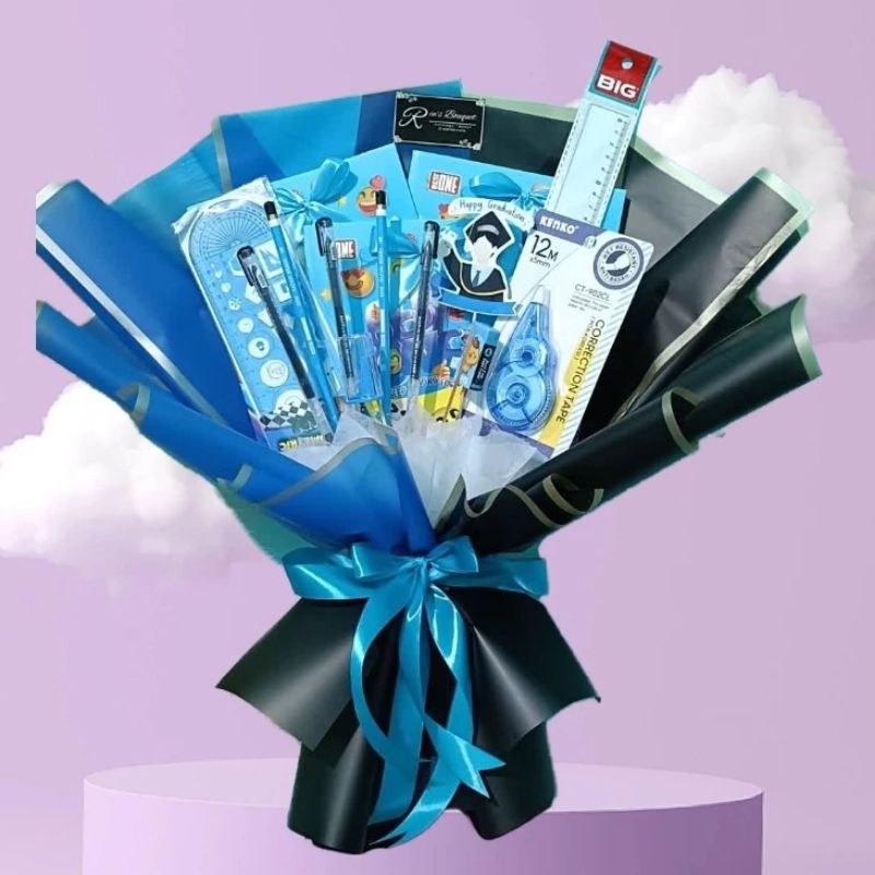 

Buket Alat Tulis Kado Wisuda Anak SD SMP SMA