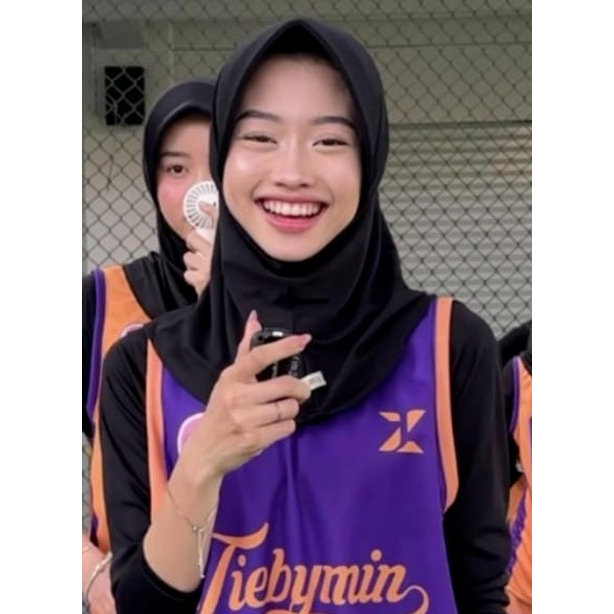 KERUDUNG SPORT BAHAN SPANDEX SD/SMP/SMA HIJAB INSTAN ANAK SEKOLAH HARGA RAMAH KANTONG