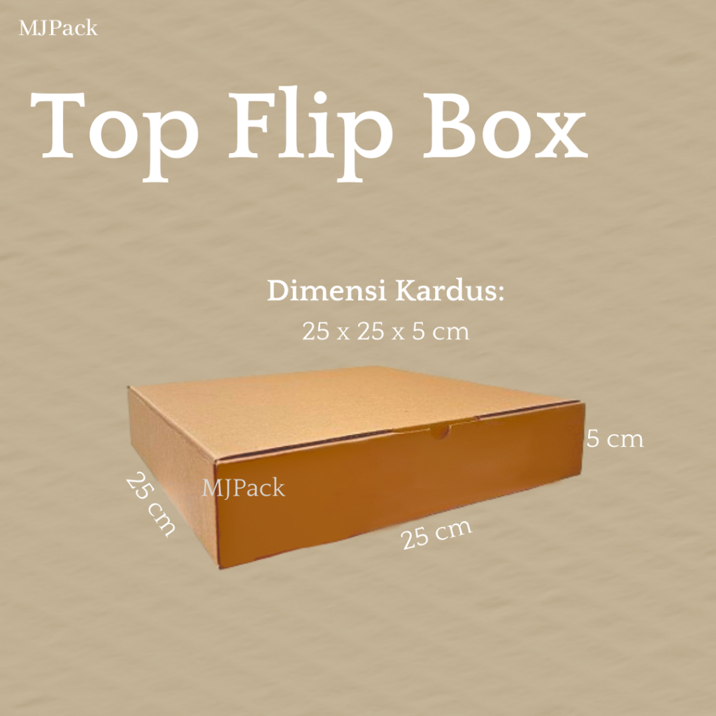 

KARDUS 25x25x5 cm || Box Karton Corrugated || Box Die Cut Eflute