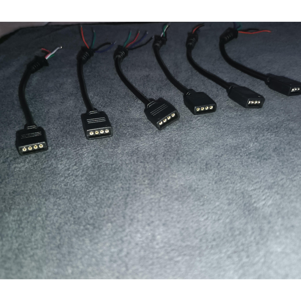 KABEL SAMBUNG SOKET RGB 4 PIN FEMALE LED STRIP KONEKTOR FEMALE