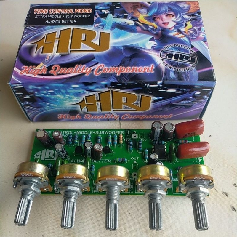 tone control 2TR extra midle plus subwoofer