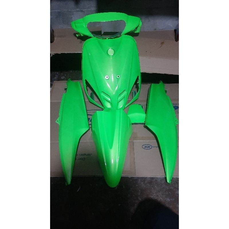 body mio sporty/smile full alus ABS warna hijau stabilo  berkualitas