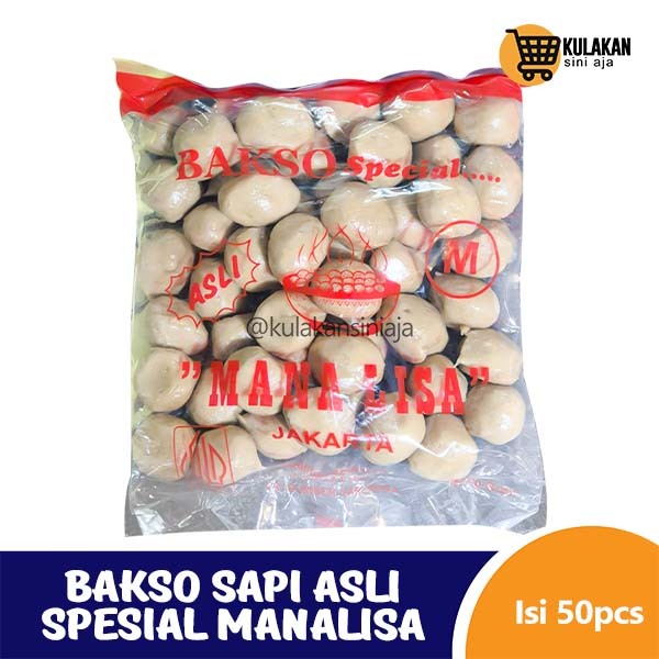 

Bakso Sapi Asli Spesial Manalisa 500gr - Isi 50pcs