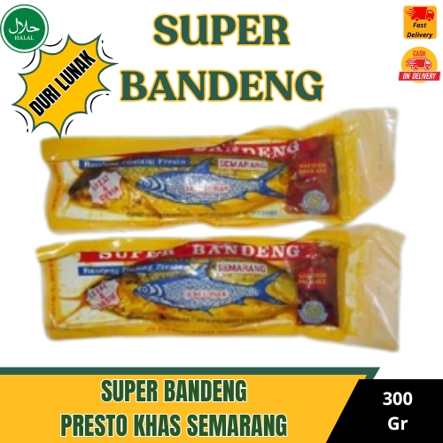 

Makanan Siap Saji / Super Bandeng Presto Khas Semarang / Ikan Bandeng Duri Lunak Isi 1 Pcs