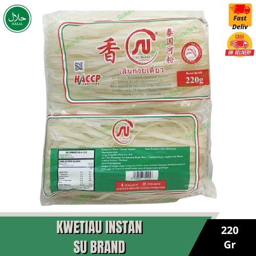

Kwetiau Instant / Su Brand Kwetiau Instan / Rice Stick 220gr