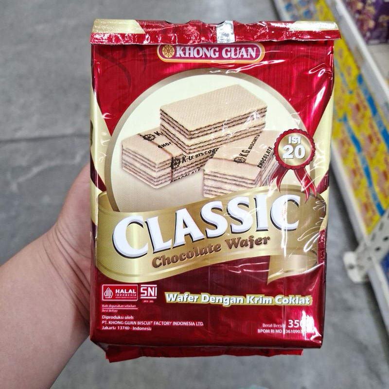 

KhongGuan Wafer Classic chocolate 350gr