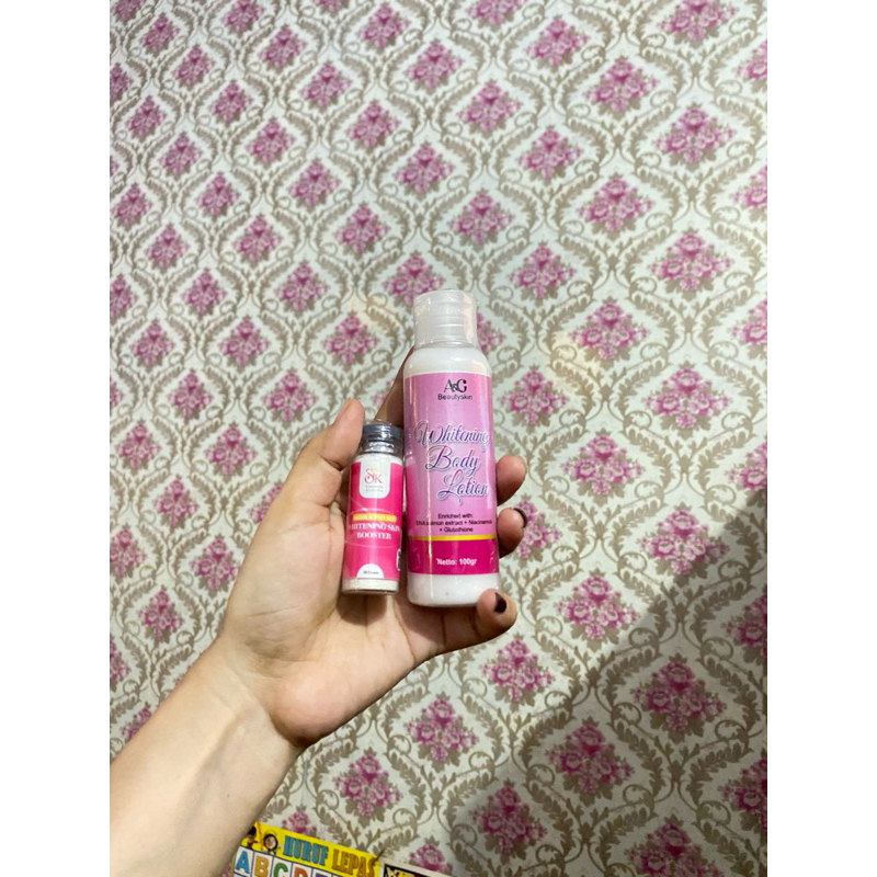 HB Ag dan Serbuk infus whitening Booster BPOM nya