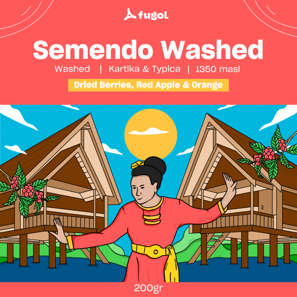 

Kopi Arabika Semendo Washed (200 gr) Single Origin Specialty Coffee Arabica Beans