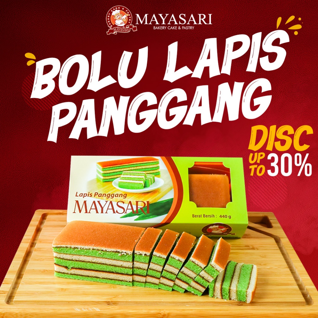 

Lapis panggang - Mayasari Bolu Lapis Panggang