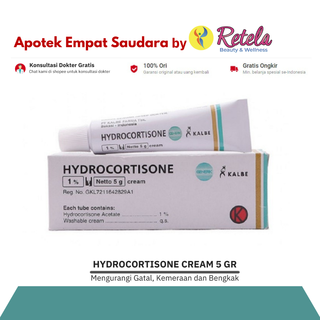 HYDROCORTISONE 1% CREAM 5GR