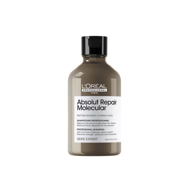 shampo LOREAL Expert Absolut Repair Molecular Shampoo 300ML untuk rambut rusak parah