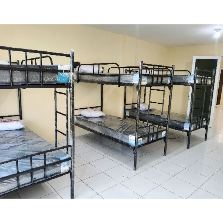 Terlaris ranjang susun besi ranjang tingkat bunk bed tempat tidur tingkat besi ranjang besi bunkbed 