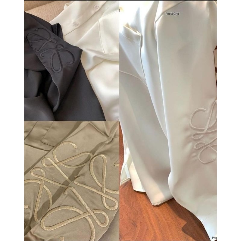 KEMEJA PREMIUM WANITA IMPORT BRANDED YSL QUALITY