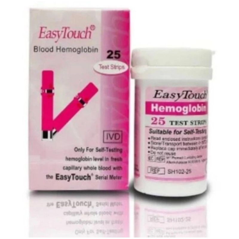 Strip Easy Touch Hb / Stik Easy Touch Hemoglobin isi 25 test Stick Hb ET Easy Touch JunDW
