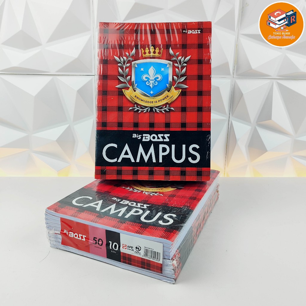 

Buku Tulis Bigboss Campus 1Pak 10 Buku 50 Lembar Buku Sekolah Kampus