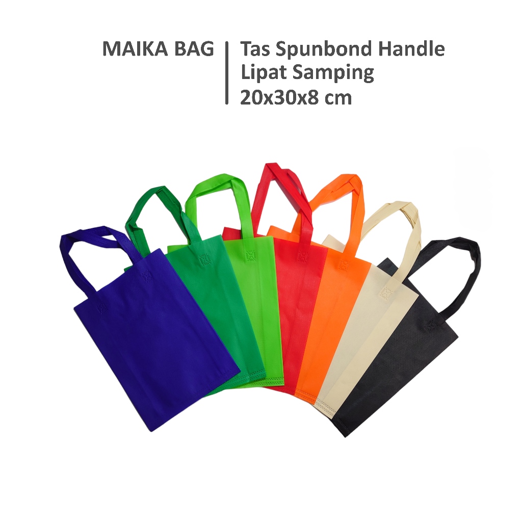 

(12 Pcs) Tas Souvenir 20x30x8 cm / Tas Hajatan Pernikahan / Tas Spunbond
