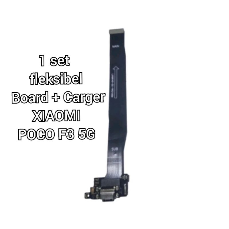 fleksibel 1set PCB Carger + board poco F3 5G fleksibel PCB poco F3 5G fleksibel PCB Carger Xiaomi po