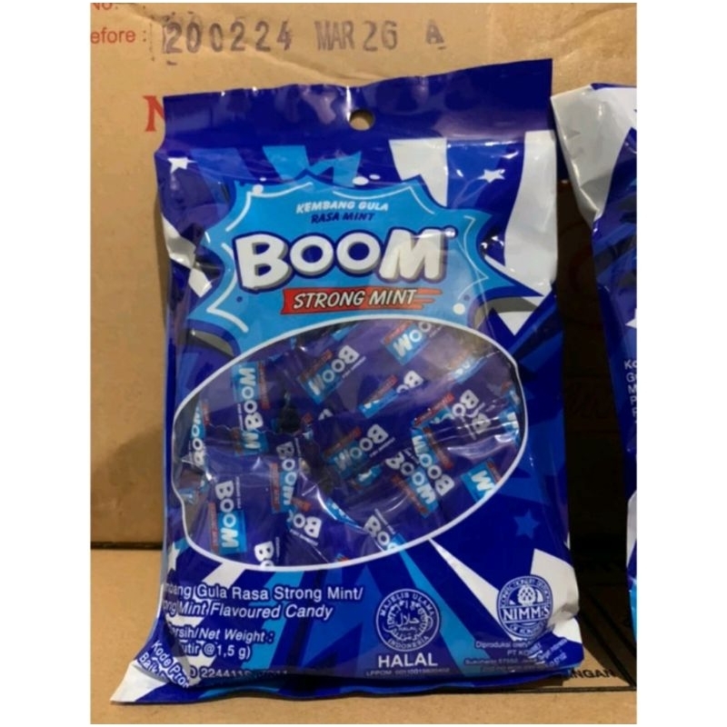 

Permen Boom Rasa Strong Mint Kemasan Isi 60 Butir