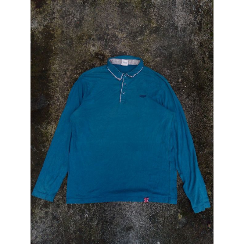 kaos polo shirt panjang Lonsdale
