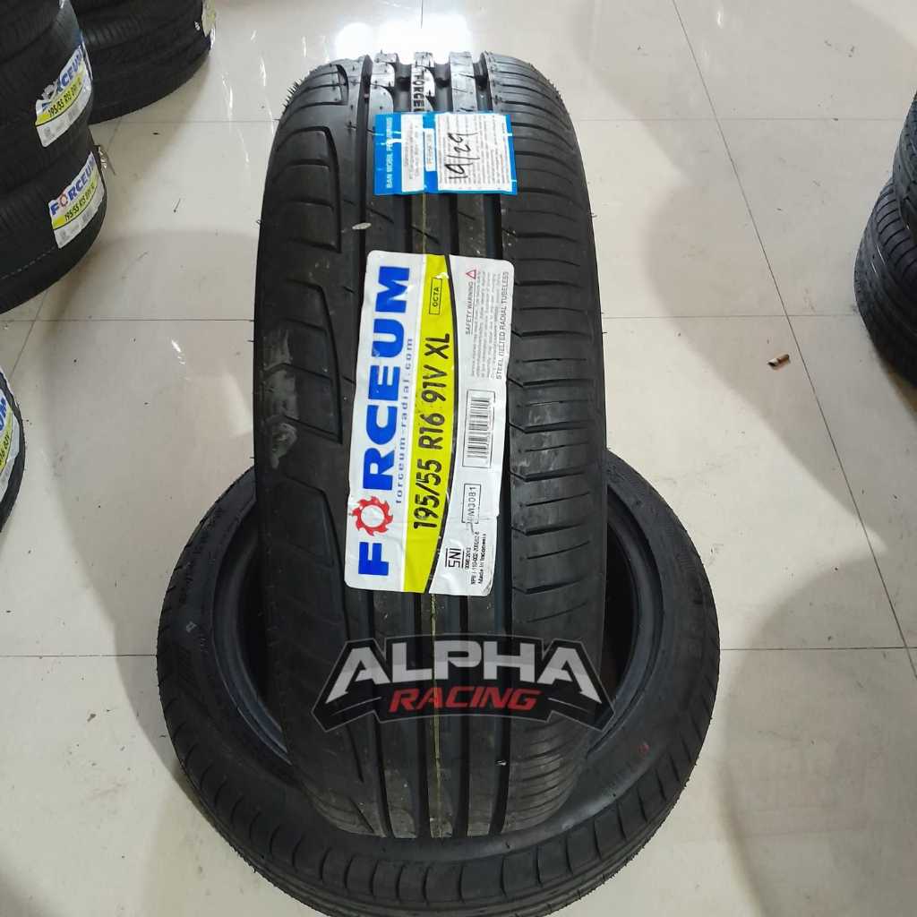 BAN MOBIL RING 16 MURAH UKURAN 195/55 R16 FORCEUM OCTA 91V XL TUBELES 195 55 RING 16 FORCEUM