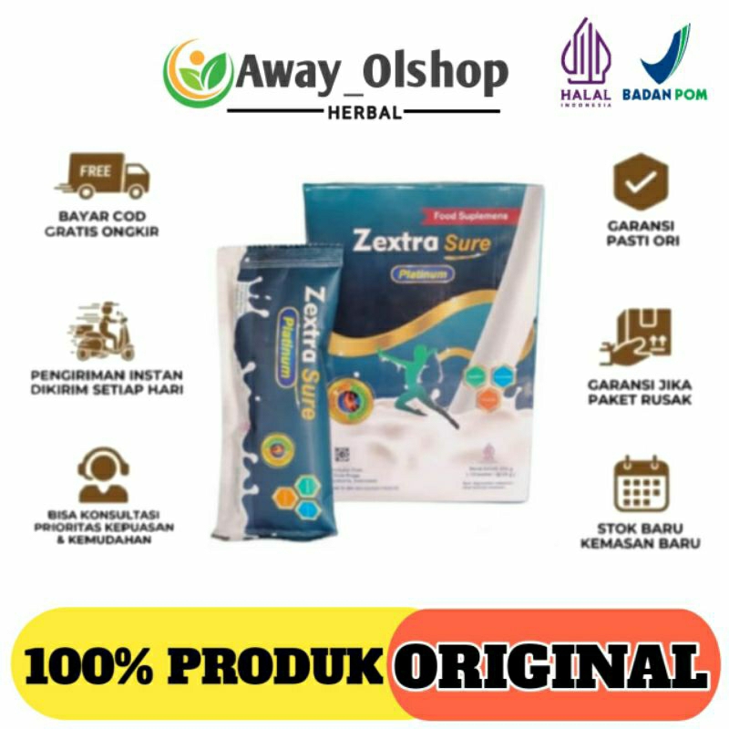 ZEXTRA SURE GOLD MILK SUSU MEMBANTU ATASI TULANG & SENDI