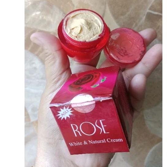 Cream Rose / Rose timbul / Cream Rose tutup timbul/ Sabun Rose / Toner Rose / Paket Cream Rose