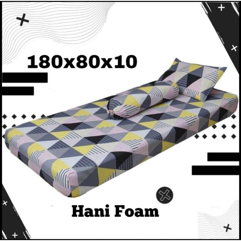 Kasur Busa ukuran 180x80x10 muat untuk 1 orang Anti kempes
