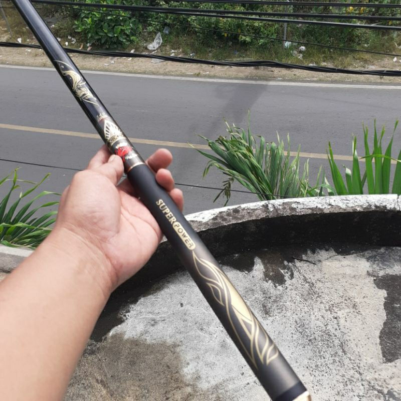 Joran Tegek New Super Power King catfish Free ujung solid redy uk 450 dan 540