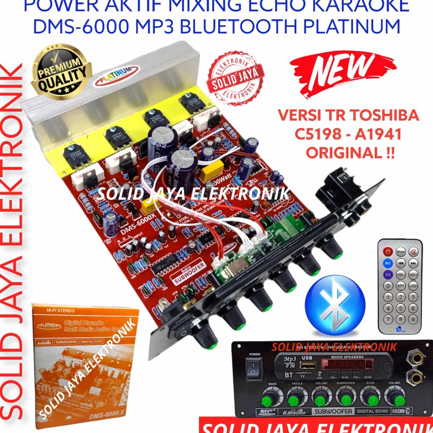 Big Sale KIT POWER SPEAKER AKTIF STEREO DMS6 TR FINAL TOSHIBA C5198 A1941 ORIGINAL ASLI SUBWOOFER AM