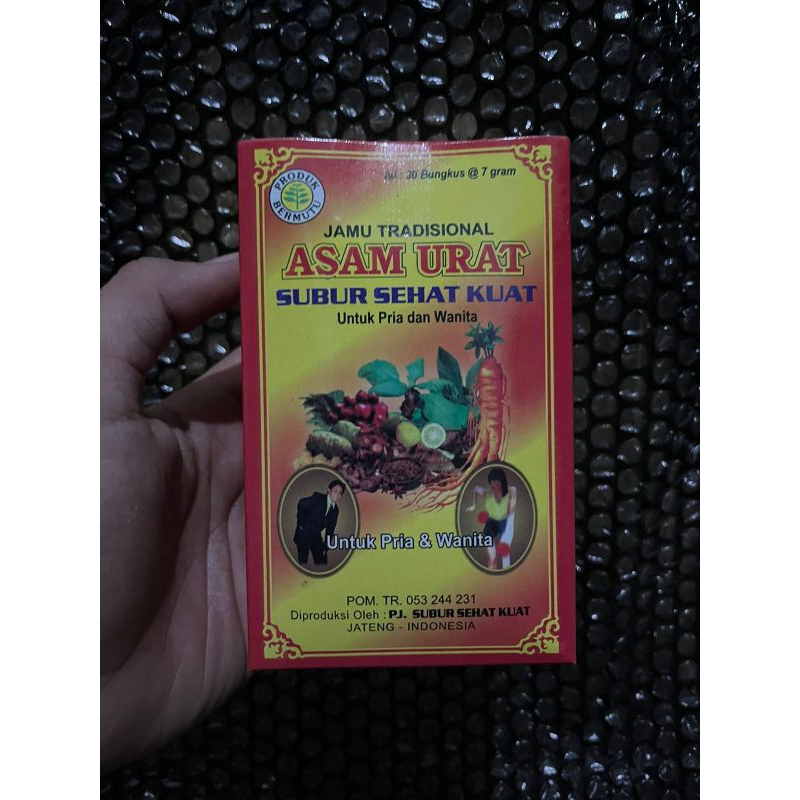 

ASAM URAT SUBUR SEHAT KUAT (JAMU SEDUH)