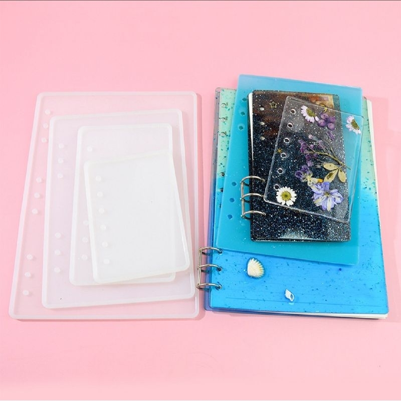 

Silicone Mold Resin Notebook A5 A6 A7 | Cetakan Silikon Resin Binder Hard Cover Book Craft DIY