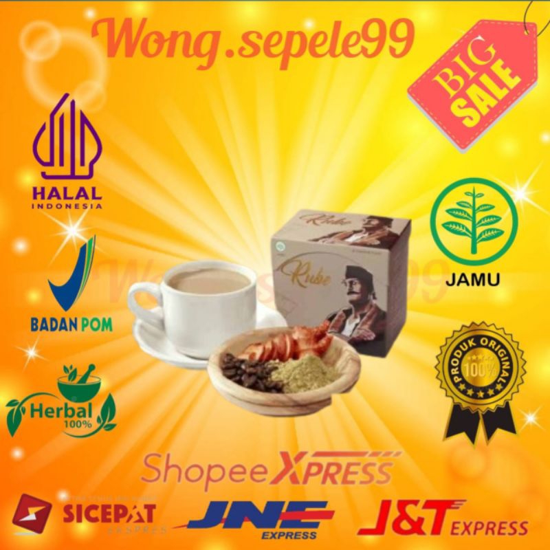 

Kopi RUBE 1 Box 5 Saset BPOM 100% Asli Herbal