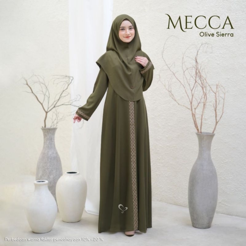 READY| MECCA ABAYA BY SALVINA | abaya hitam| Gamis saja (Tanya Stok Dulu)