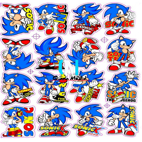 

STIKER KARTUN SONIC / STIKER KARAKTER SONIC / SETIKER SONIC /STIKER MURAH