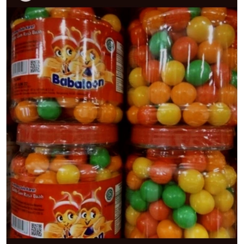 

PERMEN KARET BULAT BABALON ISI 125 PCS