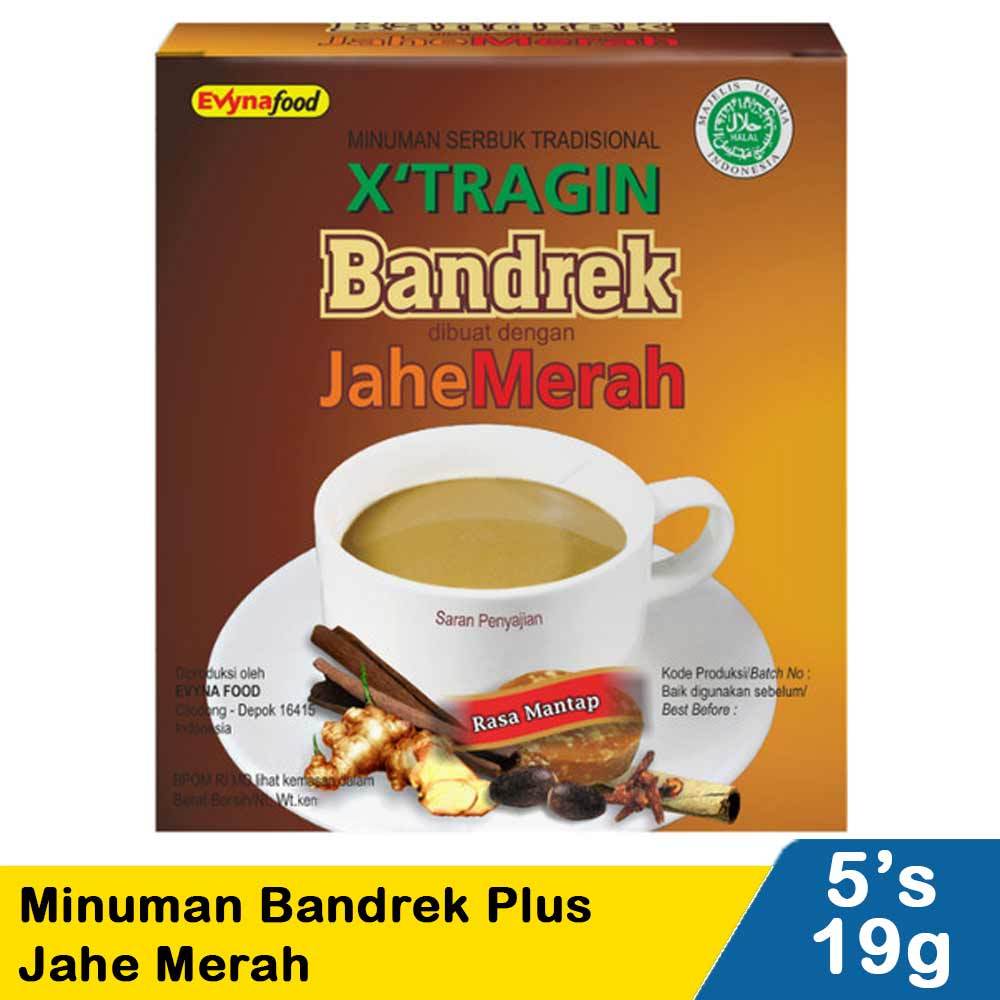 

x'tragin bandrex jahe merah 5x19gr