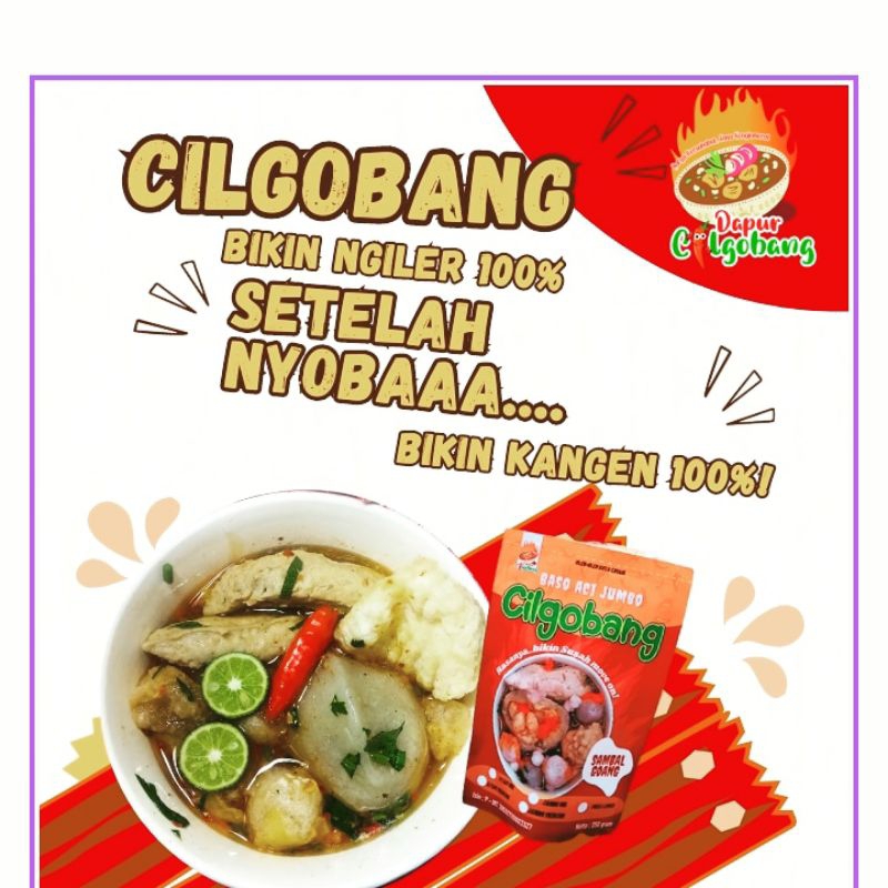 

Cilok kuah sambal goang bawang (Cilgobang)