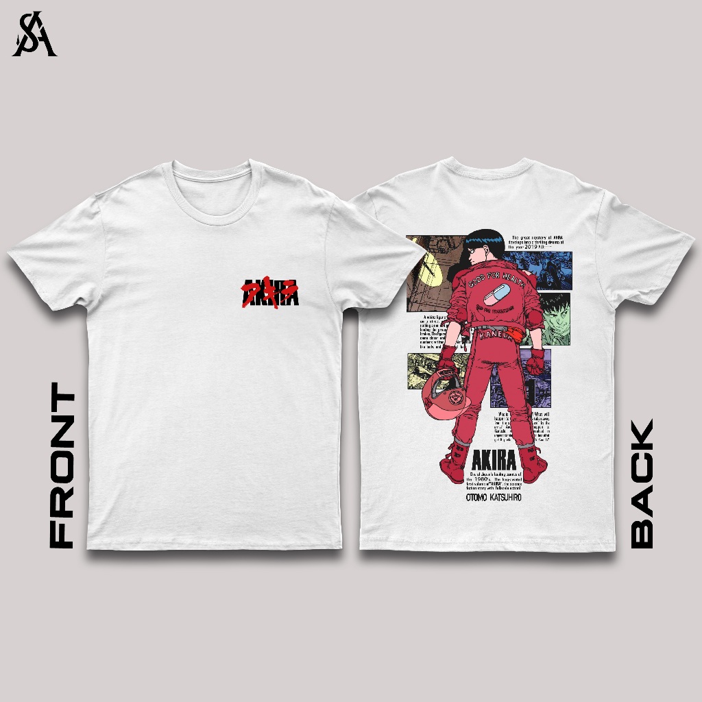 T-shirt Akira - Otomo Katsuhiro | Kaos Anime | Bootleg |
