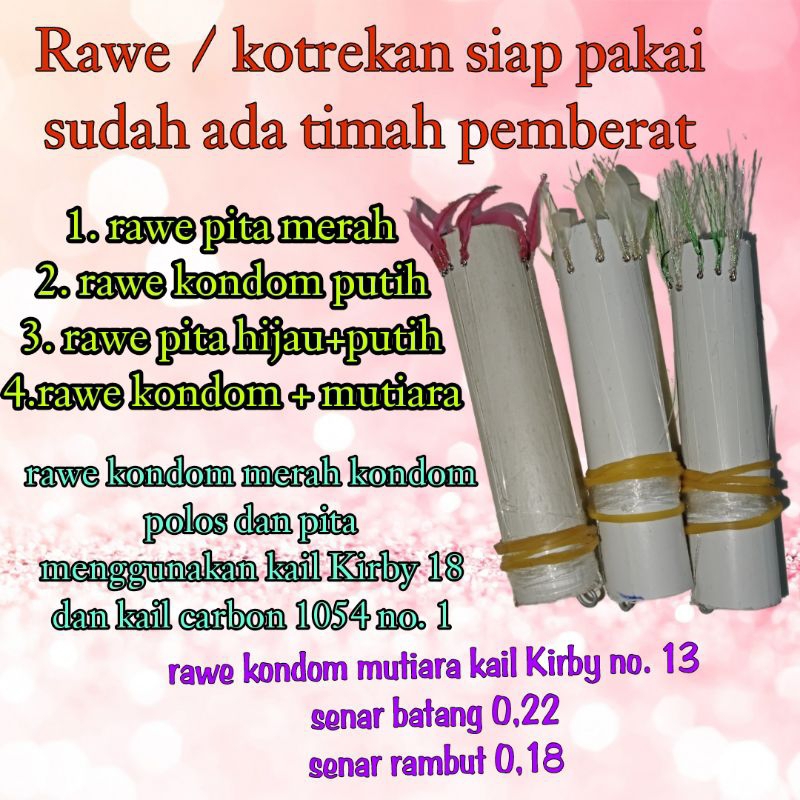 pancing rawe / rawean jadi siap pakai