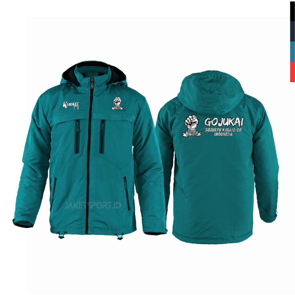 Jaket karate GOJUKAI - Gojuryu Karate-Do Indonesia custom climber outdoor tebal tahan angin