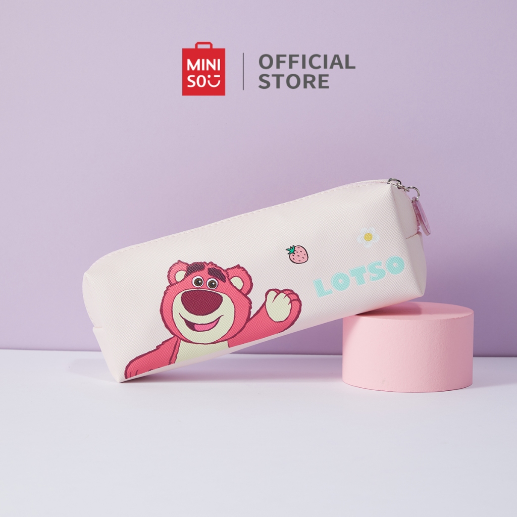 Miniso x Disney Lotso Collection Tas Kosmetik Lotso Cosmetic Bag Mudah Untuk Disimpan dan Dibawa
