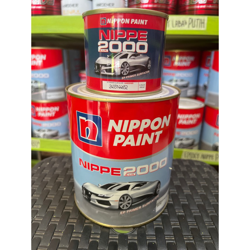 EPOXY NIPPE 2000 Primer Surface Nippon Paint White 1kg Set