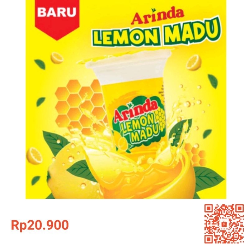 

Arinda Lemon Madu 160ml Isi 24 cup